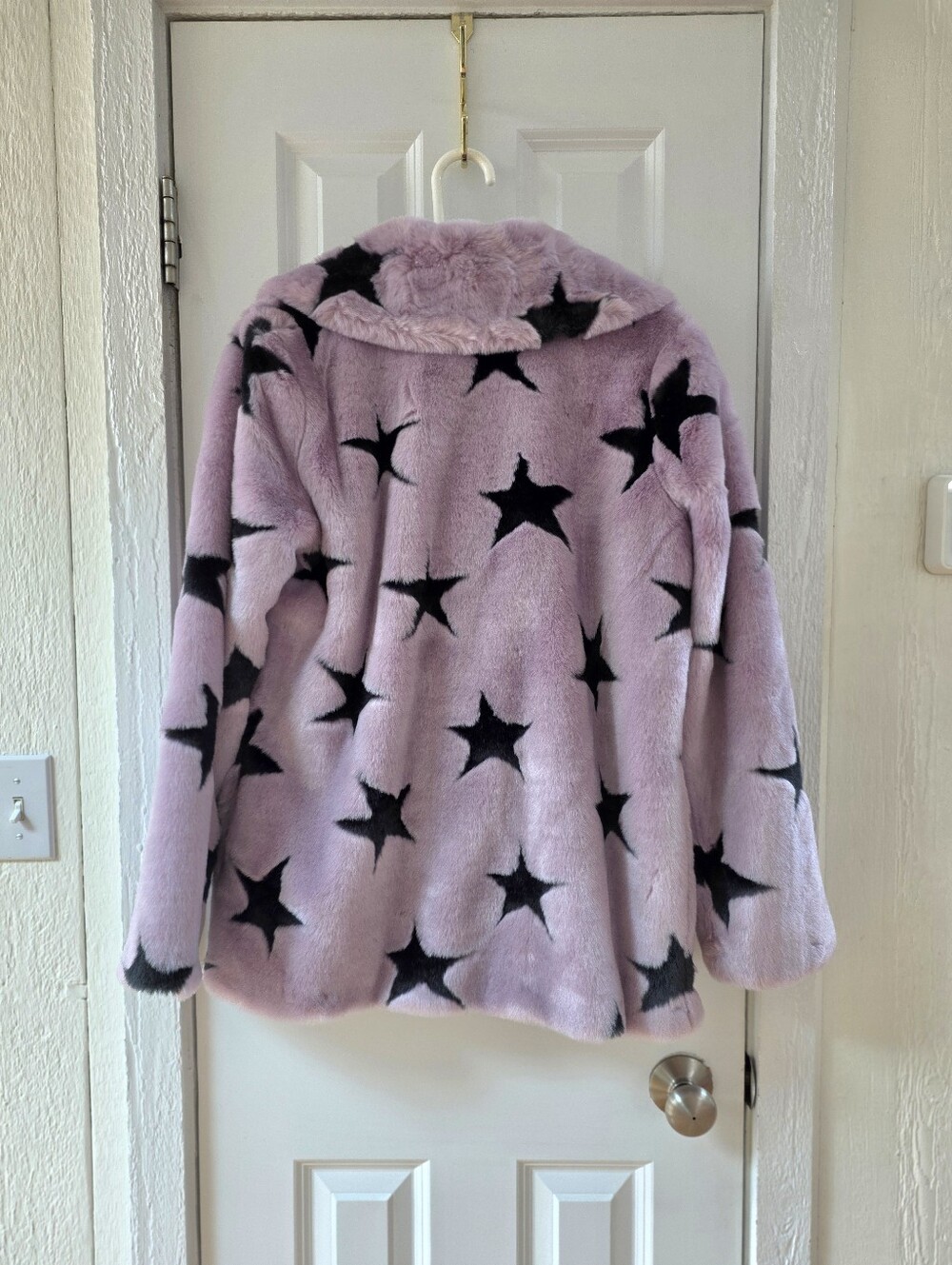 Avec Les Filles Purple star coat, Size M NWOT - Picture 5 of 6